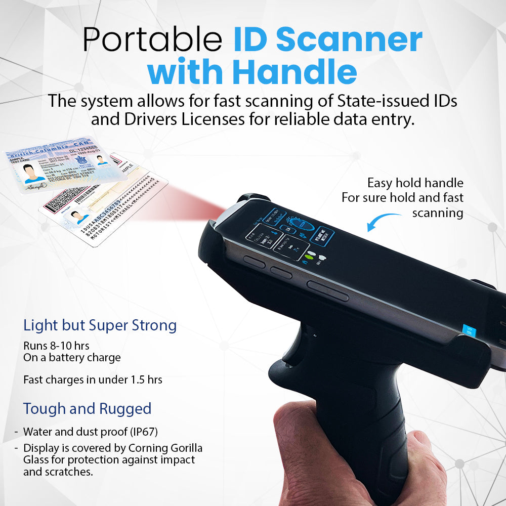 Portable ID Scanner with Handle