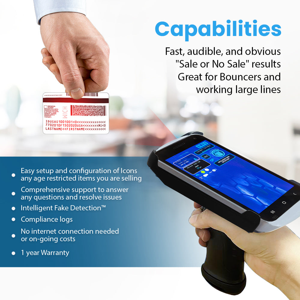 Portable ID Scanner with Handle