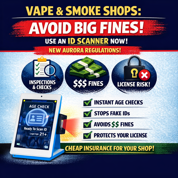 Vape Shops Need ID Scanners: Cheap Compliance Insurance