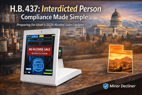 Utah H.B. 437 Alcohol Compliance | Interdicted Person ID Scanner