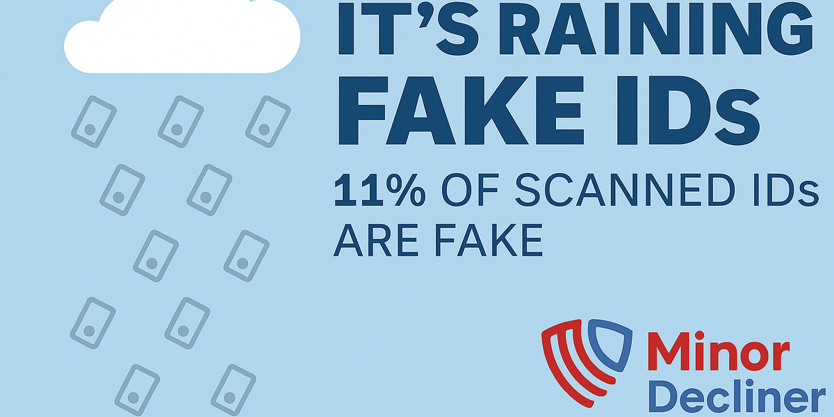 It’s Raining Fake IDs – 11% of Scanned IDs Are Fake | Minor Decliner