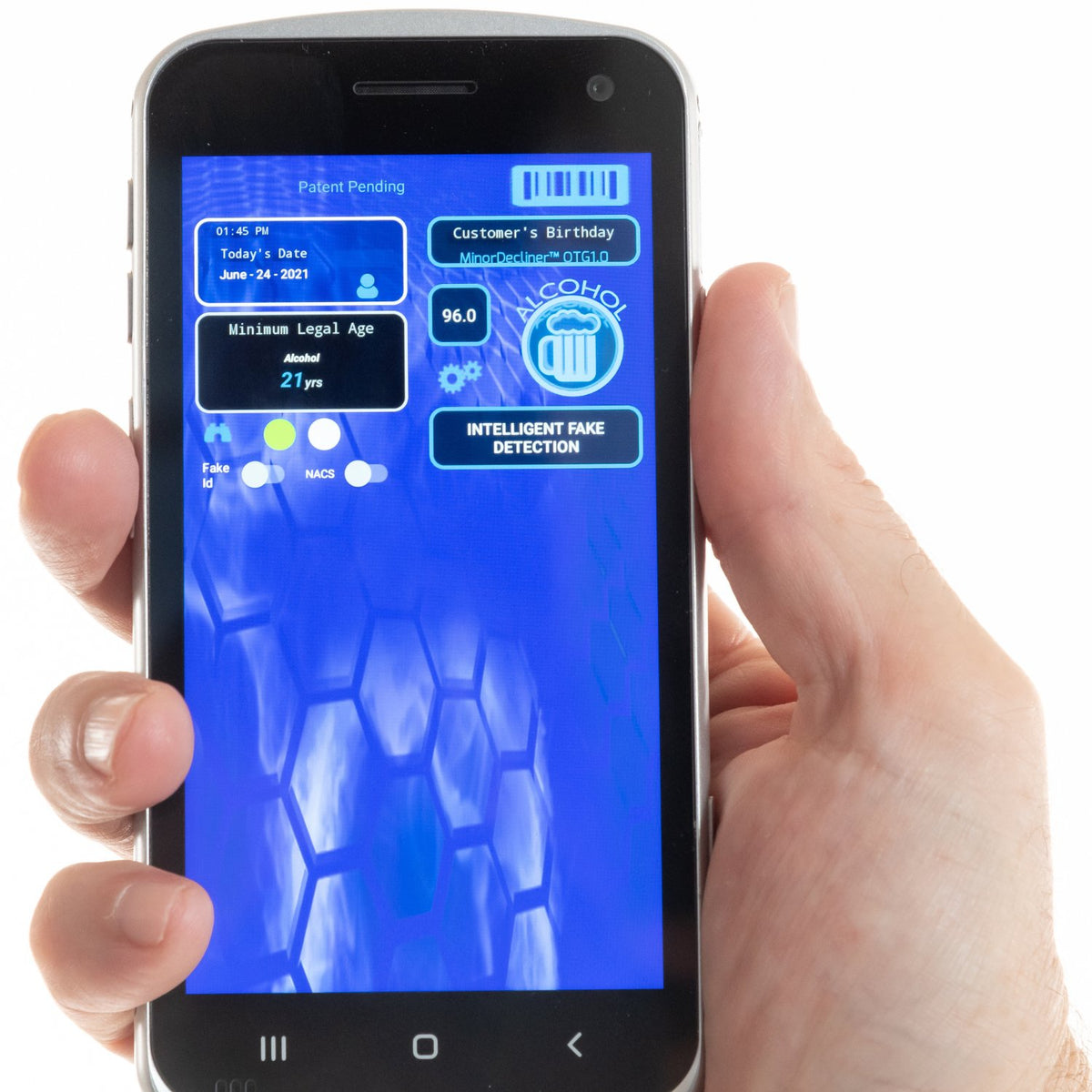 Mini Id Scanner Identification Scanner for Age Verification - Minor Decliner