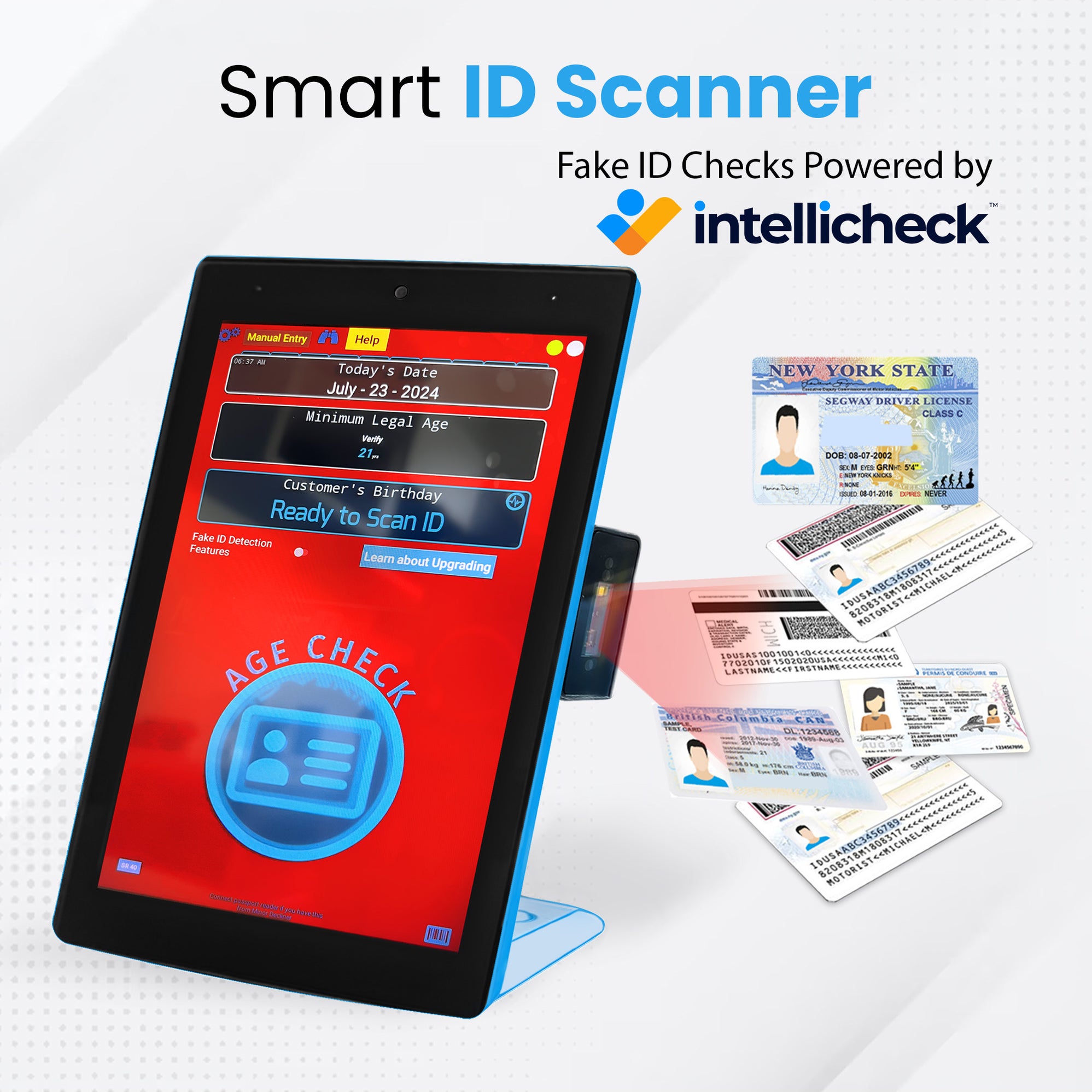 Shop Countertop Onyx | Age Verification Scanner