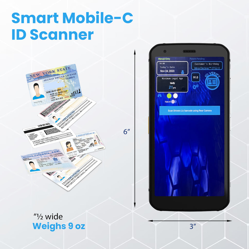 Cost Effective & Easy to Use ID Scanners by Minor Decliner