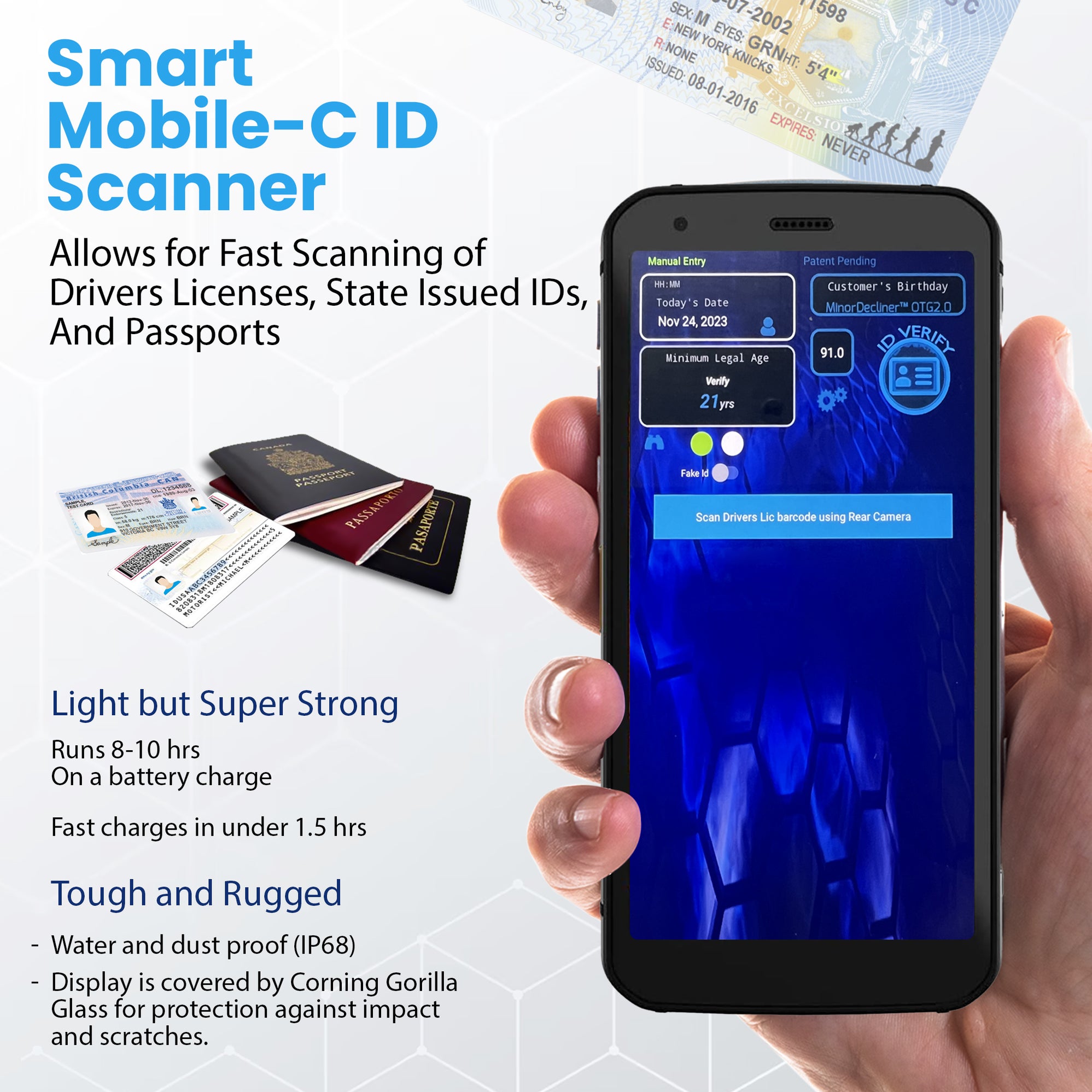 Cost Effective & Easy to Use ID Scanners by Minor Decliner