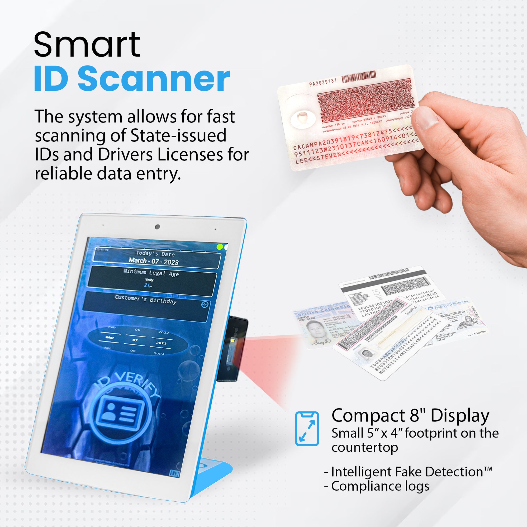 Cost Effective & Easy to Use ID Scanners by Minor Decliner