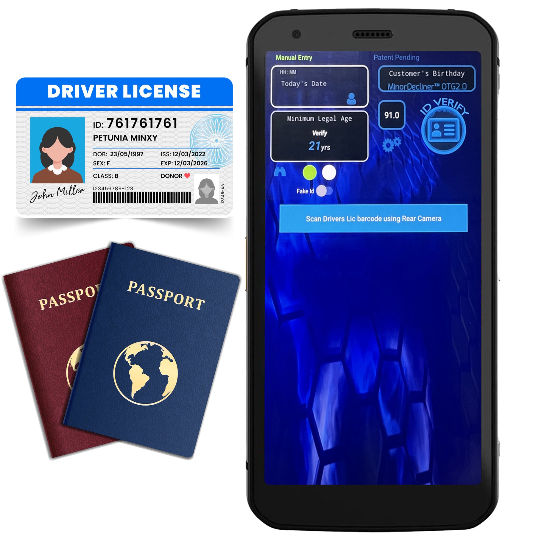 Csid Scanner Cost Effective & Easy to Use ID Scanners by Minor Decliner
