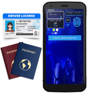 Smart Mobile-C ID Scanner. Includes Optional Fake ID Detection