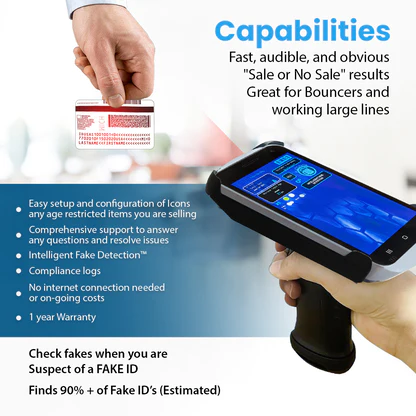 Fake Side Scan Fake ID Scanner for Age Verification | Fake ID Detection
