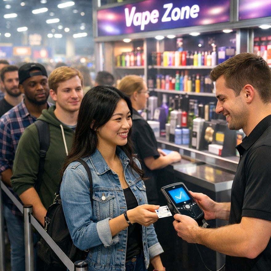 Age-Verified Lead Capture for Festivals & Vape Events